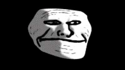 Trollface to sadface to evilface