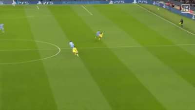 Cancelo Hits the post + Grealish pass