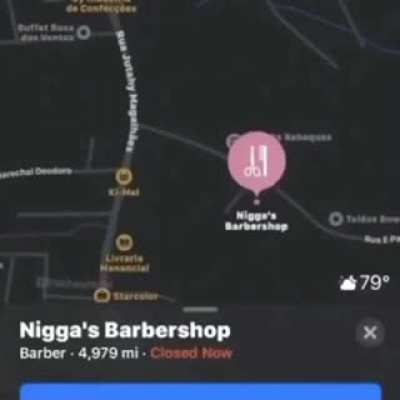 Fuck it!!! niggas Barber shop