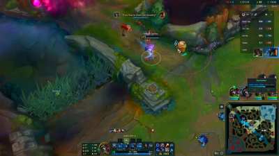 I thought this interaction was really funny. Gangplank can blow himself up in Renata's ult.