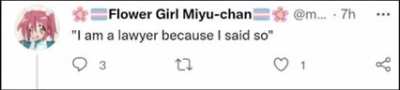 “im a person because i said so”