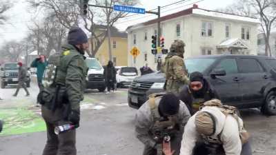 ICE Pepper Sprays Pinned Man in the Face (1/21/26)