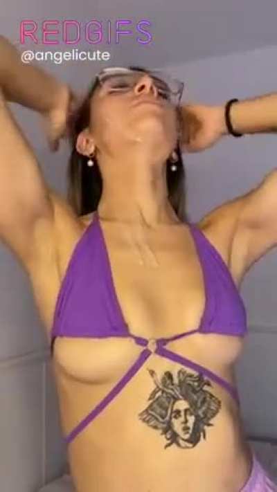 I feel prettier when I’m covered in cum like this