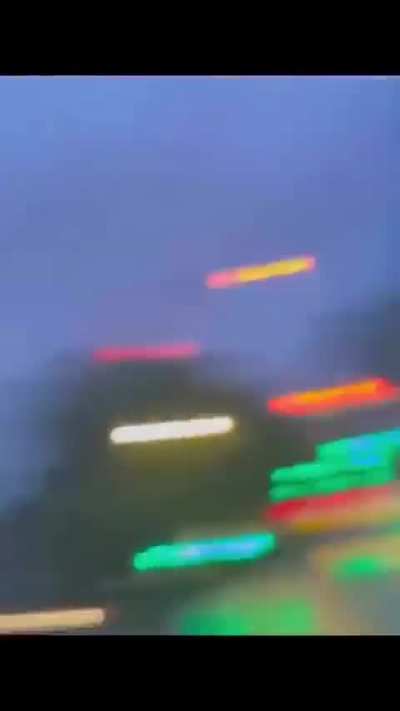 Red orbs spotted within the center of London on the 28th July, 2023.