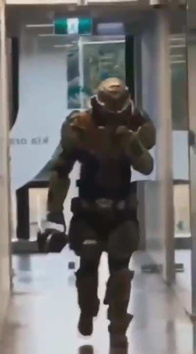 He’s here