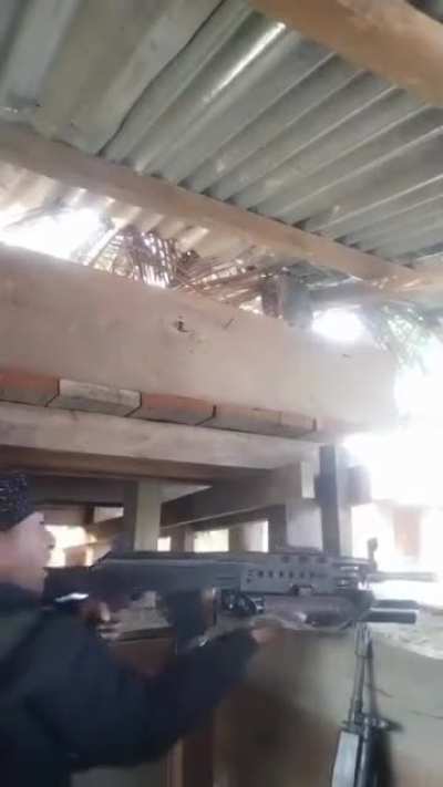 Indian Insurgents record themselves defending their position against pdf attack in Sagaing region [Myanmar Combat Footage]