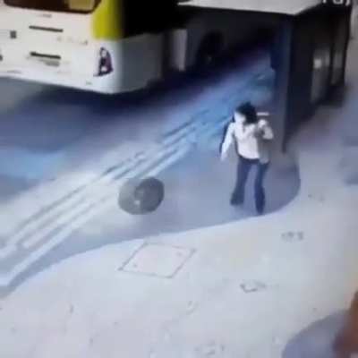 to dodge the tire