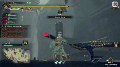 Learning how to fly with an Apex Rathalos