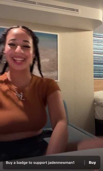 Jaden Newman with Wintrrr 🍑 | IG Sub live