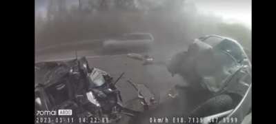 Big Crash. 5 Trucks and 32 cars