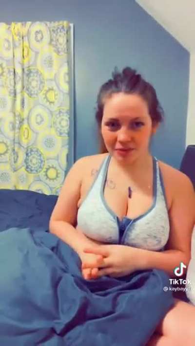Damn that bra be strong