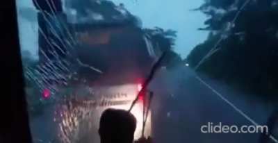 Crazy bus driver