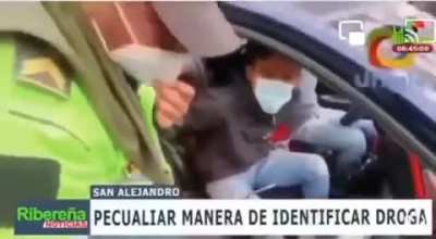 In Peru, the police found a new way to test a bag of suspicious substance