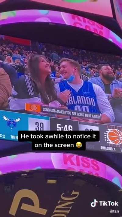 What a way to find out!