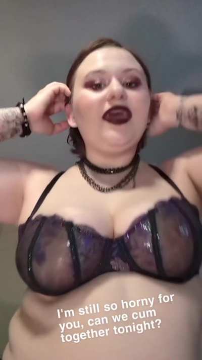 You should cum with a Gothicc nympho tonight!! $25 cock [rate] $15 same night cum [vid] with your name and more!! [Pic]<wbr>[sext<wbr>][cam<wbr>][snp<wbr>][gfe<wbr>][fan<wbr>]