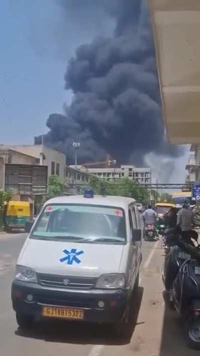 Plane crash near Ahmedabad