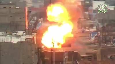 Tank gets blown up by an RPG