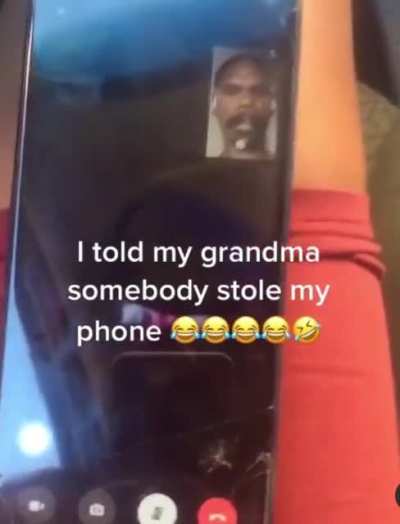 Grandma wasted no time