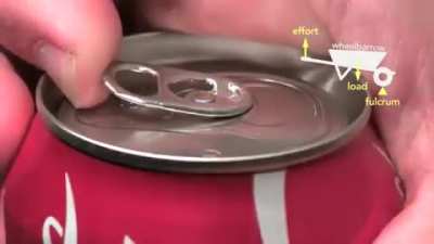 The engineering & physics behind opening a can of soda.