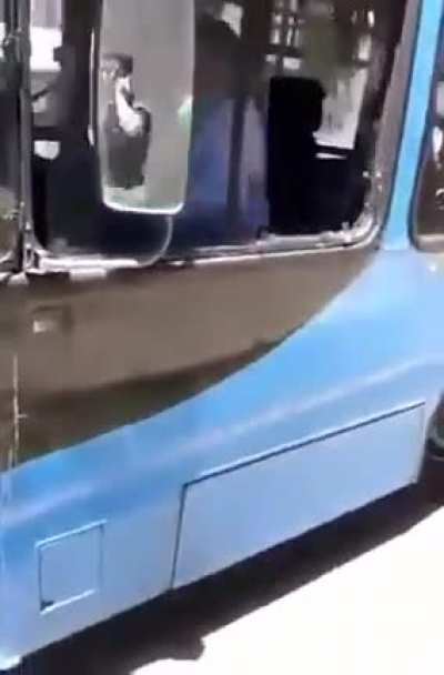 Spitting at a bus driver