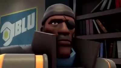 Demoman Watching on a camera