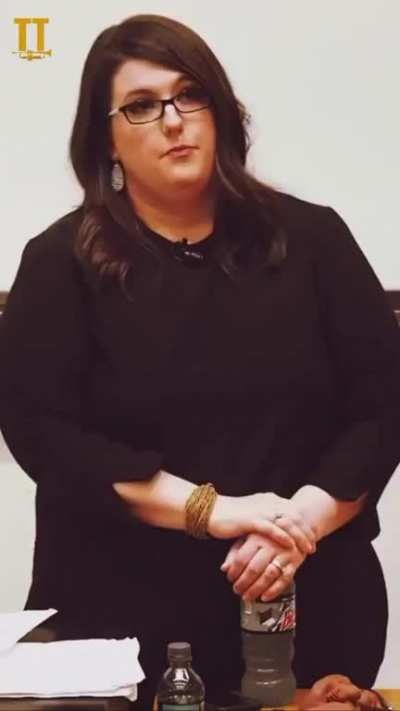 Audience becomes angry with speaker during a Q&A session.