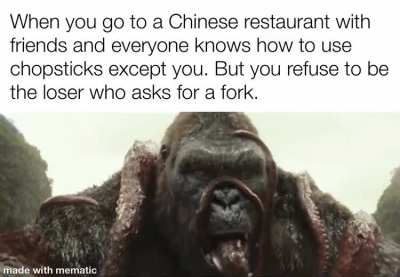 I don’t wanna embarrass myself in front of the ninjas