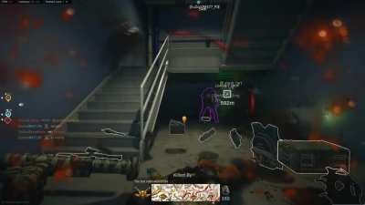 4 dudes with Riot Shields + Kali Sticks hiding in the stairwell