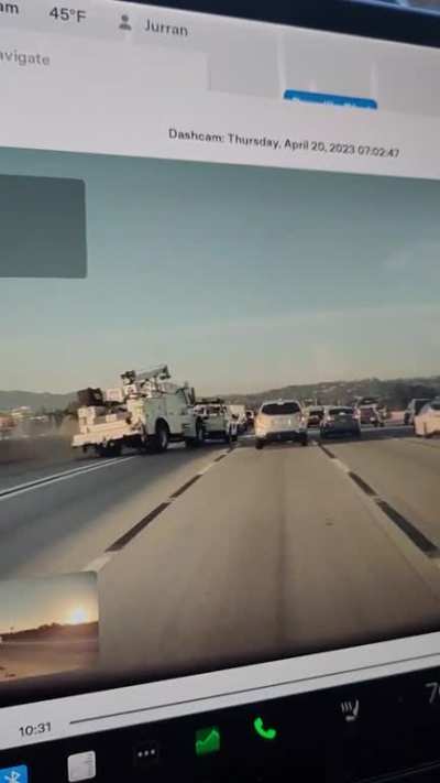 Not paying attention causes multiple crash