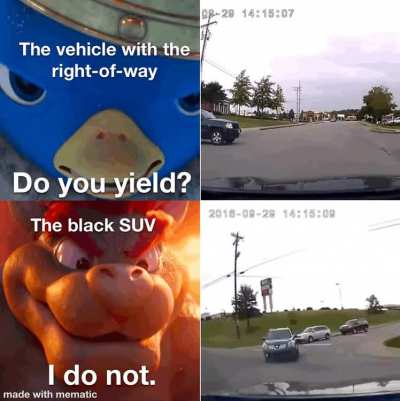Failure to yield