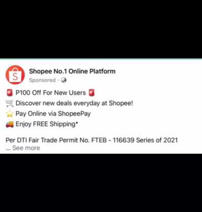 Hm ano to shopee?