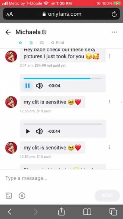 moaning voice messages 3&4