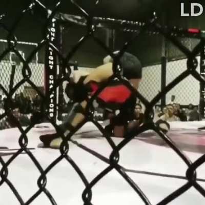 Intergender amateur MMA fight between two 17 year old
