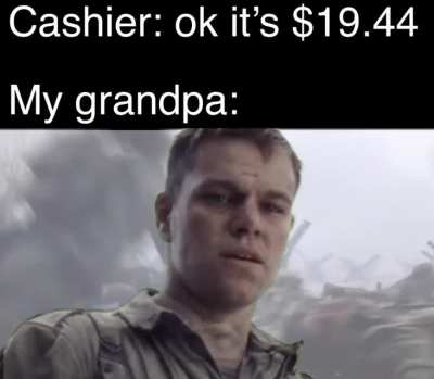The cashier’s German accent didn’t help