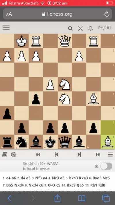 The perfect game 👌🤩. 0 Blunders, 7 brilliancies (On Lichess!!! 😎😎) and 4 gained wins. Use This game as inspiration to reach 5000 elo 🌽🌽