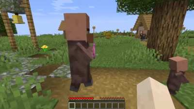 I gave Villagers some Wonder Apples