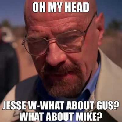 Jesse, I have terminal cancer. We need to cook
