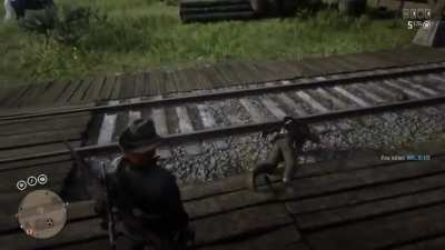The way he dropped