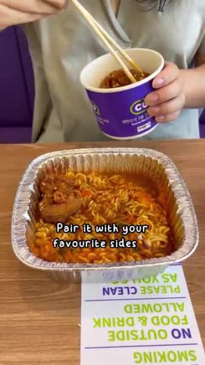 Ramen Ice Cream Float
