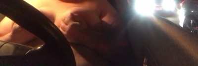 Topless Drive (video 2 of 3) VERY long red light w/car next to me (f)