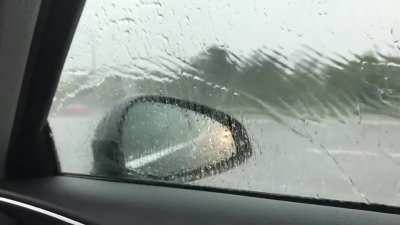 Audi designed their mirrors to direct air to blow water off the glass