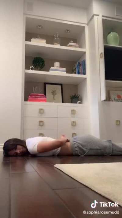 On the floor