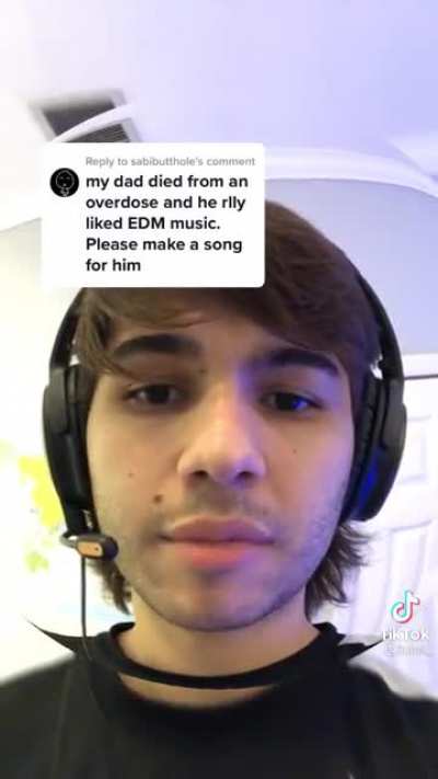 Sorry that yo daddy died