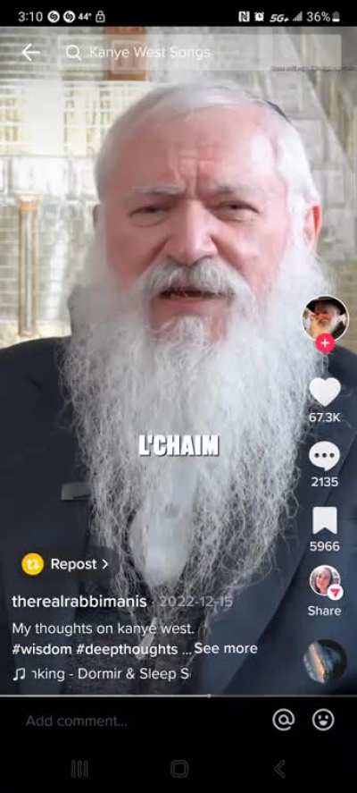 Rabbi doesn't agree with response aganist Ye