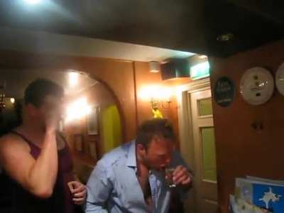 A quiet drink with the lads