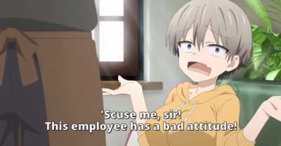 Serving coffee to Naomi Ōzora is quite difficult. [Uzaki-chan Wants to Hang Out!/Gabriel DropOut]