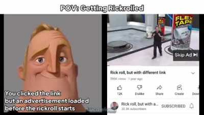Never gonna skip that ad
