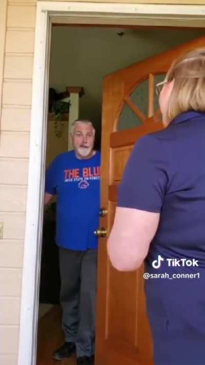 Going over to your neighbors to “apologize” about an unruly dog