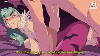 Morrigan Aensland hit from the back