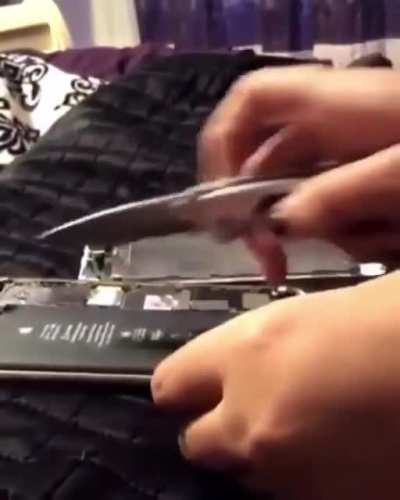 Kids doing survey on a battery…